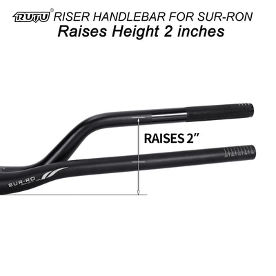 RUTU Handlebars for Surron LBX/Talaria/Talaria Sting/Segway X160 X260 electric dirt bike.