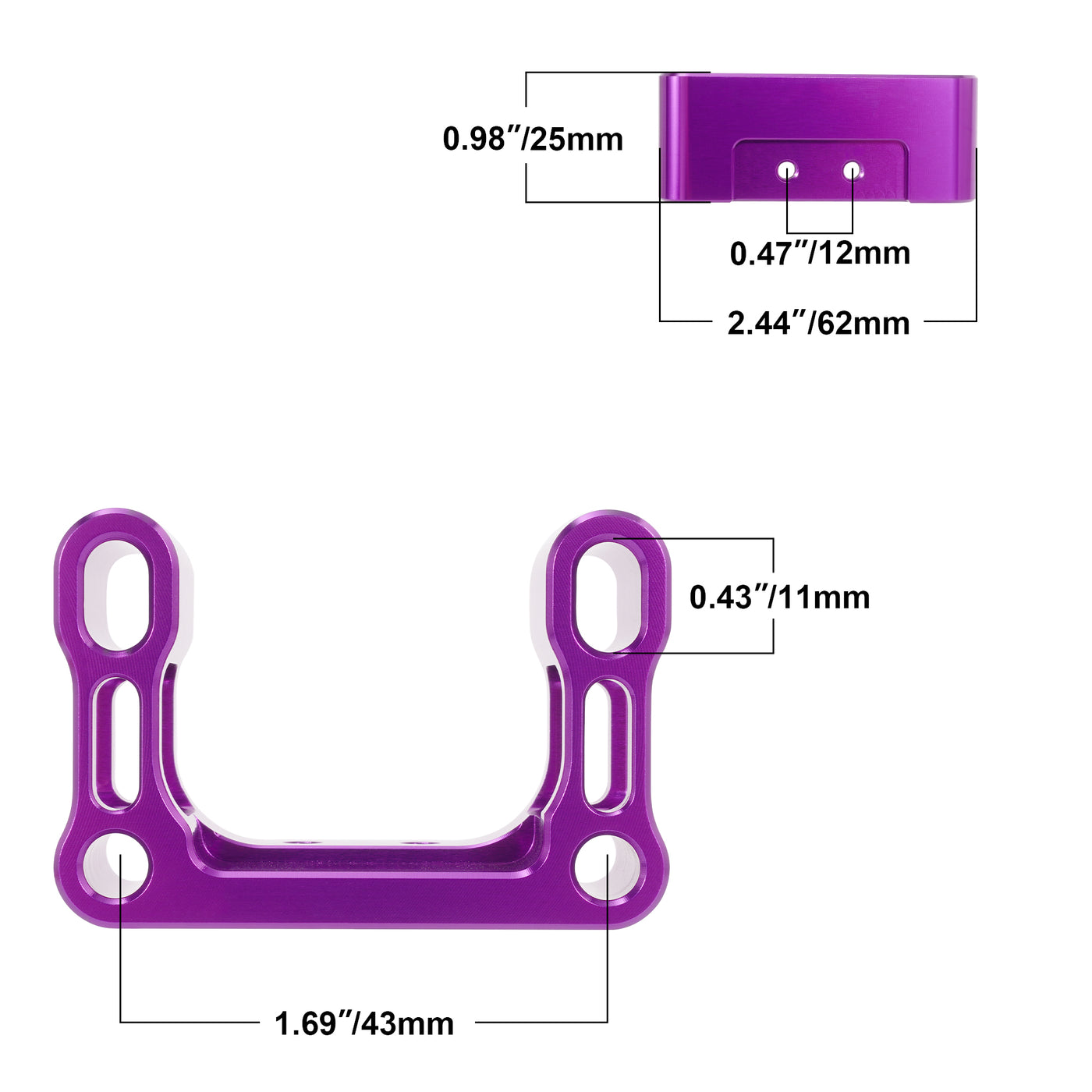 RUTU Motorcycle Handlebar Riser for Sur Ron S/ X/ L1E/ Segway X260/ X160.