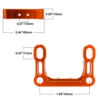 RUTU Motorcycle Handlebar Riser for Sur Ron S/ X/ L1E/ Segway X260/ X160.